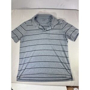 Croft & Barrow Mens Polo Top Size M Medium Comfort Striped Casual Golf Soft (A14